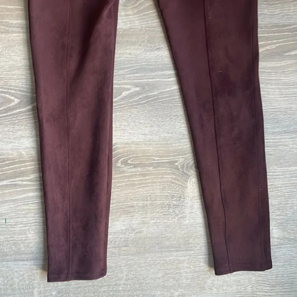 SPANX SUEDE LEGGING Dark Terracotta - Picture 13 of 14
